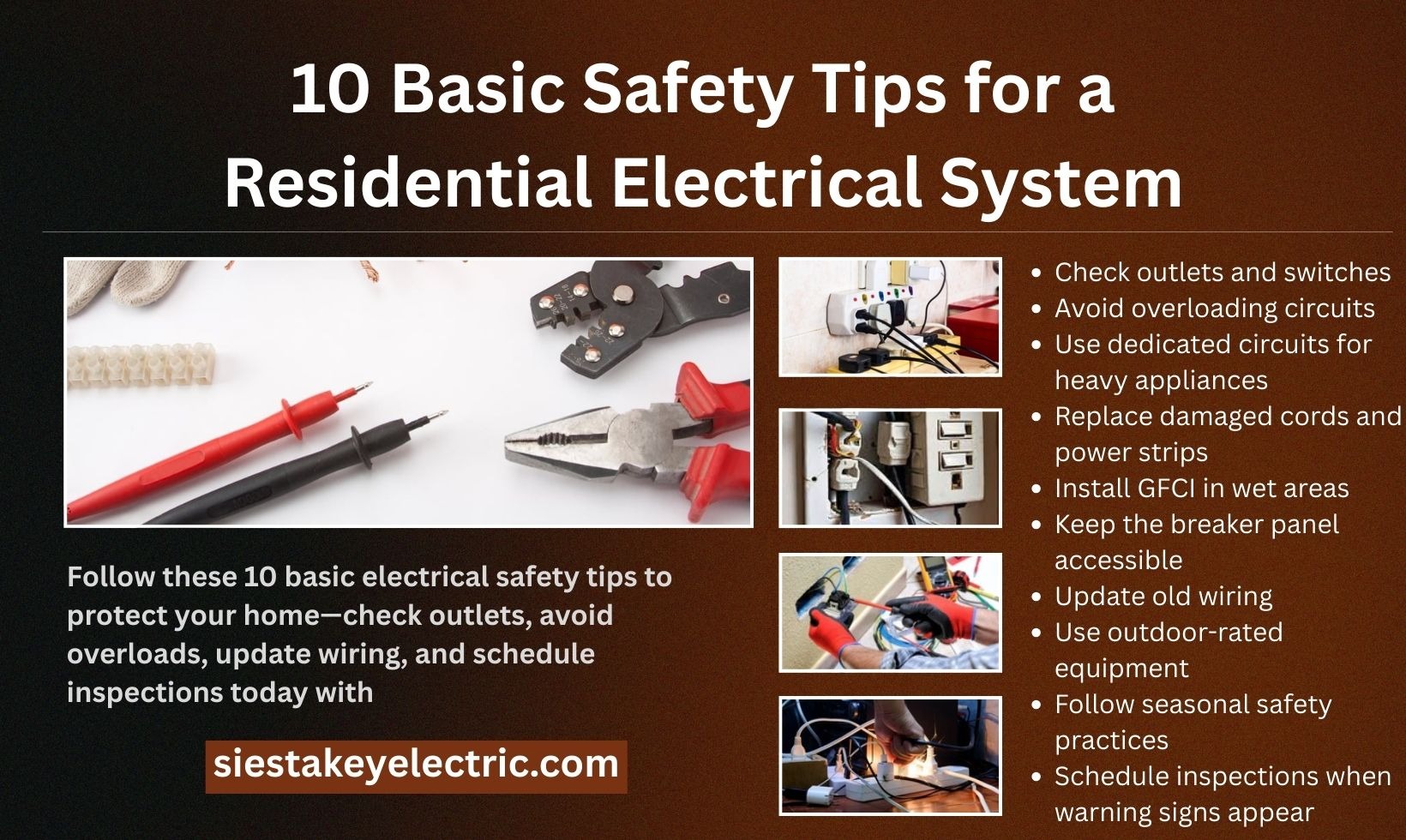 safety tips for a residential electrical system