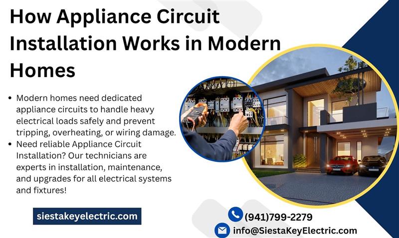 How Appliance Circuit Installation Works in Modern Homes