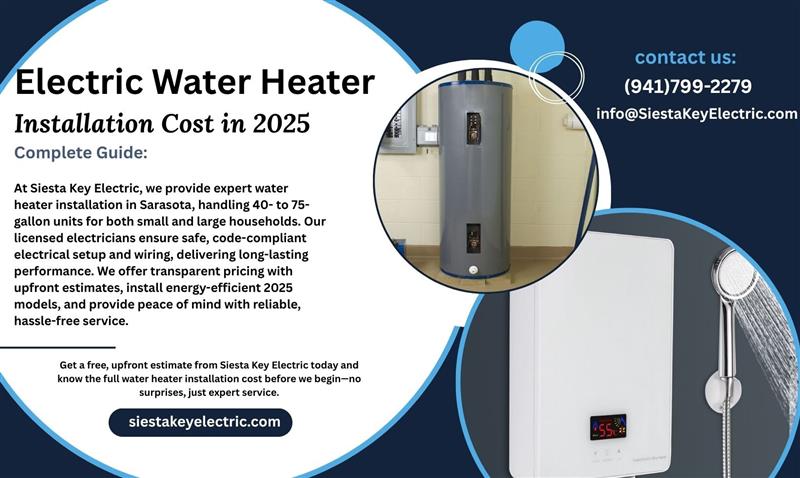 Electric Water Heater Installation Cost in 2025 Complete Guide