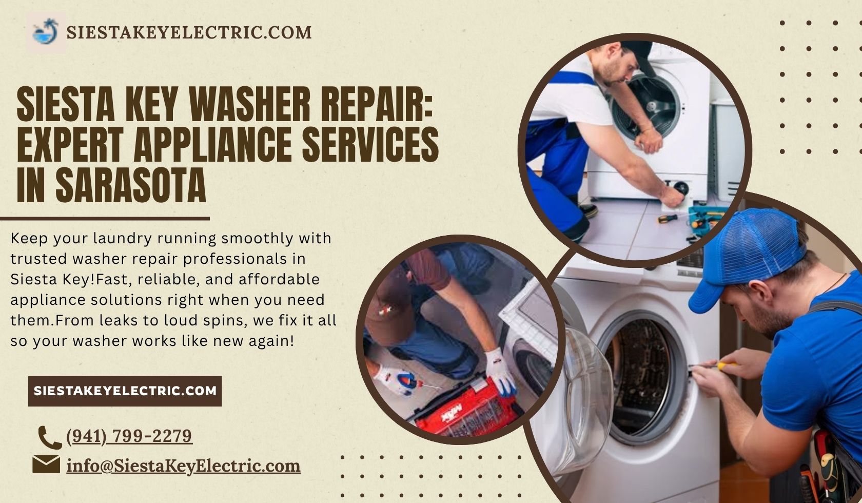 Siesta Key Washer Repair: Expert Appliance Services in Sarasota