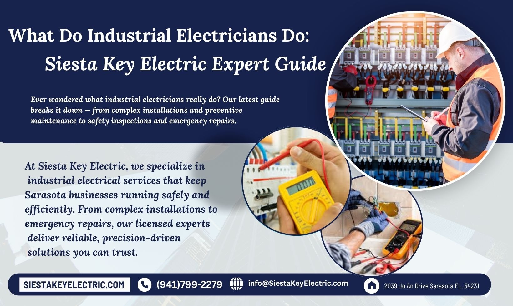 What Do Industrial Electricians Do – Siesta Key Electric Expert Guide