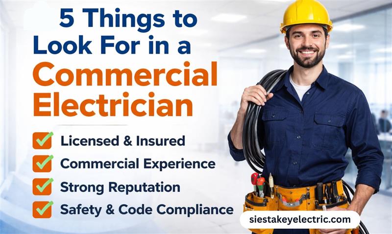 5 Things to Look For in a Commercial Electrician