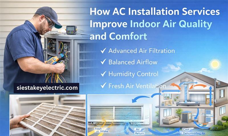 How AC Installation Services Improve Indoor Air Quality and Comfort