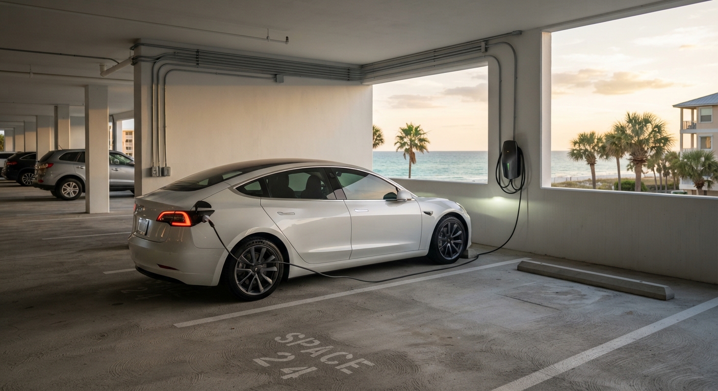 EV Charger Installation for Condos and HOAs in Sarasota: What Florida Law Allows